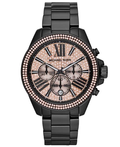 michael kors watches black womens